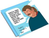 Clarksons Farm Square Card - Funny Joke Happy Fathers Day Tv Show Diddly Squat Jeremy Caleb Slur Gereld Blue Envelope Presents Personalised/Blank Messages (Blank Message)