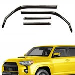 AEROGUYS in-Channel Window Deflectors Extra Durable Window Visors Rain Guards Fit for Toyota 4Runner 2010-2024, Sun Visors, Wind Deflectors, Vent Visors, Car Accessories - 4pcs. AG0390