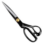 Acceptive Tailor Scissor for cloth cutting Black 12 Inch Pack of 1