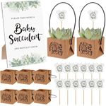 145 Pcs Succulent Baby Shower Party