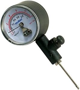 Molten Standard Pressure Gauge with Built in Release Valve (Black)