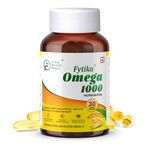 Fytika Healthcare Products Omega 1000| Fish Oil Omega 3 1000 mg| Omega 3 fatty acids,EPA & DHA| For Heart, Brain, Joint & Muscle Support| Omega 3 Capsule For Men & Women| 30 Softgels (pack of 1)