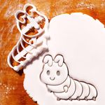 EROTNGO Garden Party Caterpillar Cookie Cutter Set - Ideal for Baby Showers, Birthdays, and Classroom Celebrations!