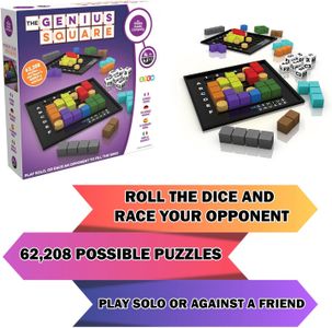 Genius Square Puzzle Game – Family Board Game for All Ages