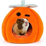 YUEPET Guinea Pig Bed Cave Winter Warm Cozy House Hideout for Dwarf Rabbit Bunny Ferret Hamster Chinchilla Hedgehog Fleece Washable Cage Nest Accessories 8.2"×8.2"