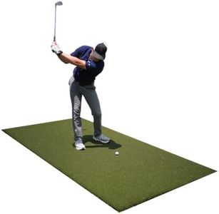 The Original Country Club Elite® by Real Feel Golf Mats® 5' X 10' Simulator Size Golf Mat | Heavy Duty Commercial Practice Mat | Accepts A Real Tee | Swing Down and Through | Indoor/Outdoor