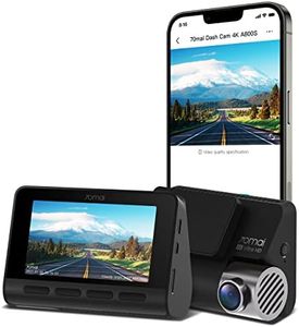 70mai True 4K Dash Cam A800S with Sony IMX415, Built in GPS, Super Night Vision, 3'' IPS LCD, Parking Mode, ADAS, Loop Recording, iOS/Android App Control