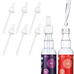 6pcs Glass Dropper Pipettes Compatible with Sodastream Bubly Drops Flavors Pipettes Bottle for Soda Stream Bubbly Dropper Replacement Accessories