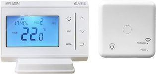 Vibe WiFi + RF Smart Phone App Controlled Room Thermostat Wireless - IOS & Android Apps Available - Also works with Amazon Echo & Google Assistant