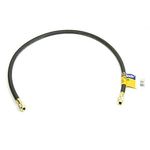 Yellow Jacket 15436 Plus II 1/4" Heavy Duty Charging Hose, HCS Straight x Straight, 36", Black