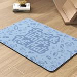 Pet Feeding Mat-Absorbent Dog Mat for Food and Water Bowl-No Stains Quick Dry Water Dispenser Mat-Dog Accessories Pet Supplies-Bowl for Messy Drinkers(Words,17"x28"
