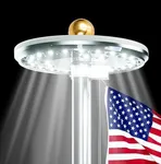 Deluxe Flag Pole Light Solar Powere