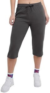 Champion Women's Jersey Capri, Granite Heather, XX-Large