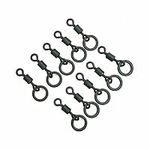 Torchwood Fishing Tackle 20 x Micro Hook Swivels Size 22 + Flexi Ring Carp Fishing terminal tackle Ronnie rig