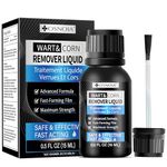 OSNOIA Extra Strength Wart Remover Liquid with 17% Salicylic Acid, Fast Acting Treatment for Plantar & Common Warts, Corn Remover for Feet and Toes (15ml, Wart Remover Set)