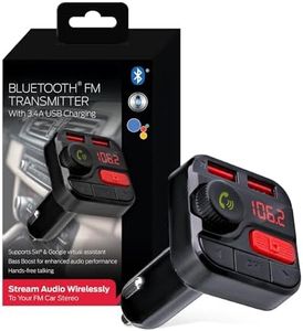 Monster Bluetooth FM Transmitter with 3.4 Amp USB Charging Ports