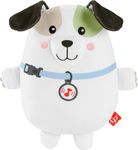 Fisher-Price Baby Toy Calming Vibes Puppy Soother Plush Portable Sound Machine with Vibrations for Newborns 0+ Months