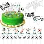 24 Pieces Soccer Cake Topper Decora