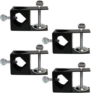 Sunnydaze Deck Clamp - Outdoor Torch Mount Holder - Set of 4