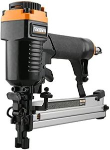 Freeman PST9032Q Pneumatic 18-Gauge 1-1/4" Narrow Crown Stapler with Quick Jam Release, Black