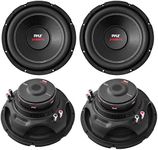 Pyle 12" 6400W 4-Ohm DVC Car Stereo Power Audio Subwoofer Set, 4pk | PLPW12D