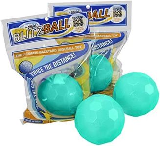 BLITZBALL Dude Perfect Plastic Baseball (4 Pack – Official Brand) - Limited Edition - Made in USA