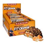 Robert Irvine's FitCrunch High Protein Baked Bar, Caramel Peanut, 9 Bars