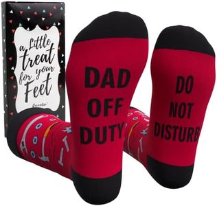 Cavertin Men's Novelty Dad Grandpa Socks with Gift Box (Dad)