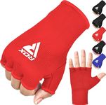 RDX Boxing Hand Wraps Inner Gloves for Punching - Half Finger Elasticated Bandages Under Mitts Fist Protection - Great for MMA, Kickboxing, Martial Arts Training & Combat Sports