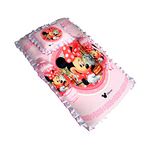 Baby Tales Disney Baby Reversible Mattress with Pillow Set (Pink - Minnie Mouse with Cake)