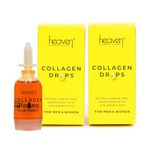 Heaven Collagen Drops Oral & Topical Liquid Collagen Supplements for Women & Men - Hydrolysed Marine Collagen Liquid with Hyaluronic Acid & Vitamin C - 2 Week Supply - 10000mg per Bottle (Pack of 2)