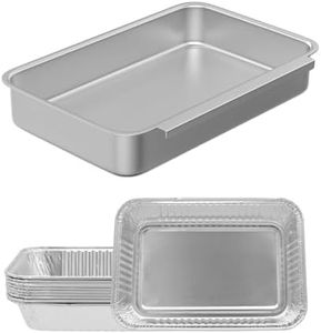 BBQ Future 93305 83156 Grill Grease Tray for Weber Spirit 200/300 Genesis and Genesis II 200/300 Series, 7515 Grease Catcher Tray with 10 Pack Drip Pan Liners Replacement Part for Most Weber Gas Grill