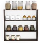 BLUEWUD Jasden Engineered Wood Multipurpose Kitchen Storage Rack Shelf for Modular/Mordern Kitchen Organization Home Furniture (Wenge Finish)