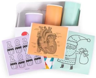 Memoking T02/M02X/M02L Purple/Green/Orange Thermal Paper-20-Year Sticky 50mmx3.5m for Journal Photo Texts Study Notes and More, 3 Rolls