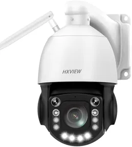 HXVIEW 4K PTZ Security Camera Outdoor with 50X Optical Zoom, High-Speed 360° Pan & 90° Tilt, 8MP WiFi Camera with 1200FT IR Night Vision, Auto Tracking, Person/Vehicle/Pet Detection, RTSP