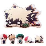 QAHEART Anime MHA Plush Toy Doll -Anime Hero Figure Pillow Toy Novelty Cartoon Image Throw Pillow Bed Couch Creative Toy Gifts Teens Girls Kids