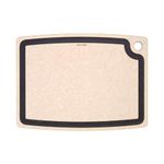 Epicurean Gourmet Series Cutting Board with Juice Groove, 17.5-Inch by 13-Inch, Natural/Slate