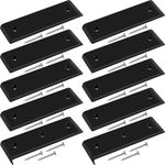 Datanly 10 Pcs Boat Trailer Bunk Slide Pads and Boat Trailer Glide Bunk Enders 10.25'' x 3.1'' Boat Trailer Bunk Slicks for Easier Launching and Loading Boat Trailer Parts and Accessories