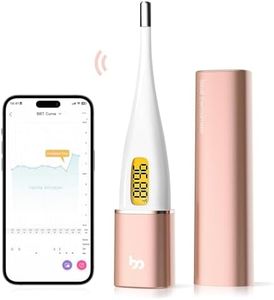 Femometer Smart Basal Thermometer, Intelligent BBT Thermometer with Bluetooth and Backlight, Fertility Monitor Period Tracker, Sync with Femometer APP, Gold