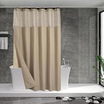 N&Y HOME Waffle Weave Shower Curtai