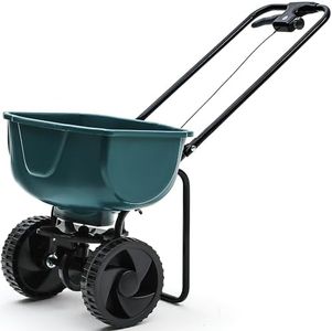 YITAMOTOR 60 lb Walk Behind Lawn and Garden Spreader for Seeds and Fertilizer with Easy to Use Flow Control