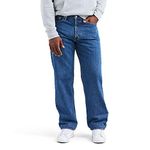 Levi's Men's 550 Relaxed Fit Jean, Medium Stonewash, 42x30