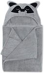Natemia Hooded Baby Towel - Extra Soft and Absorbent Large Bath Towel for Babies, Toddlers - Made in Turkey