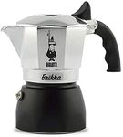 Bialetti Brikka Aluminium Stovetop Coffee Maker 2 Cup (90ml): Italian Made (New Brikka 2020); Moka Pot, the only coffee maker capable of producing the cream of the espresso 2 Cups