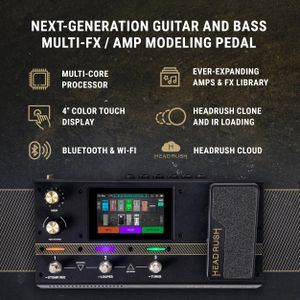 HeadRush Flex Prime Multi-Effects Guitar Pedal – Versatile FX Processor