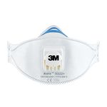3M 9322+ Flat Fold Particulate Respirator, FFP2 - White (2-Piece)