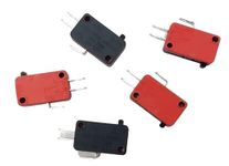 ESPtronics 5 Pcs 16A Limit Switch 220v AC 3 Pin Momentary Lever Arm Micro Limit Switch for Incubator SPDT Snap Action Switch Push Button AC DC 125v-250v 0.6-6 Ampere