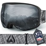 Wildhorn Cristo Ski Goggles Men Women 100% UV Anti-Fog OTG Snowboard Goggles- US Ski Team Official Supplier- Snow Goggles