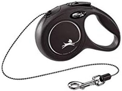 Flexi Classic Retractable Cat Cord Lead Black Extra Small 3 Metres