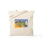 CafePress Martha's Vineyard Cape Cod Tote Bag Natural Canvas Tote Bag, Reusable Shopping Bag